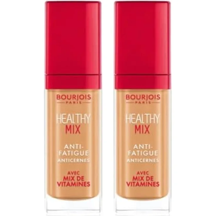 2 x Bourjois Healthy Mix Anti Fatigue Concealer 7.8ml Sealed - 55 Honey