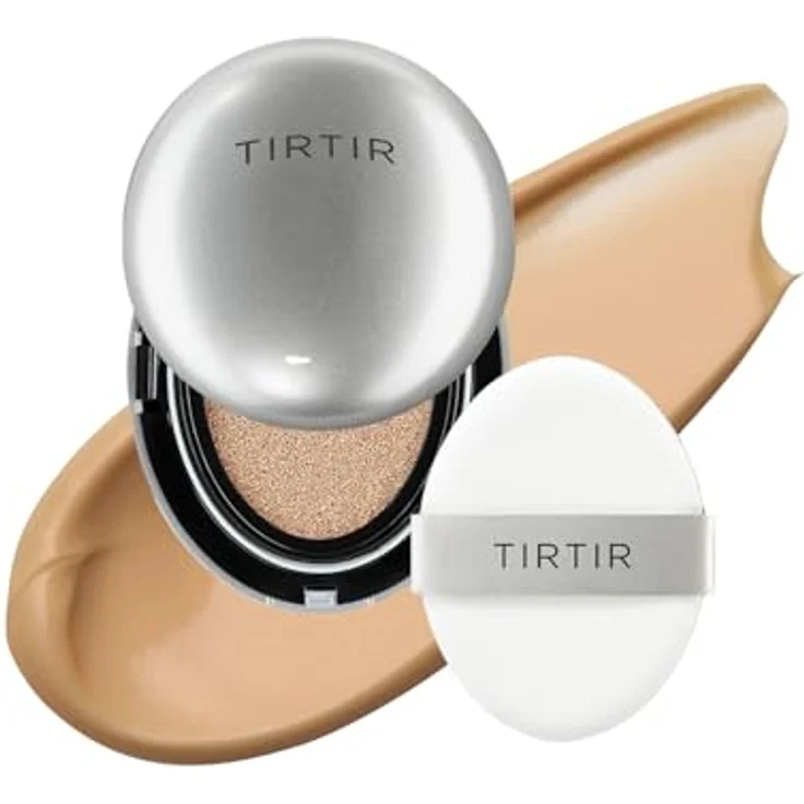 TIRTIR Mask Fit Aura Cushion Mini, feuchtigkeitsspendendes Make-up mit Langzeiteffekt, Farbton 33N Macchiato, 4.5 g – Bild 1