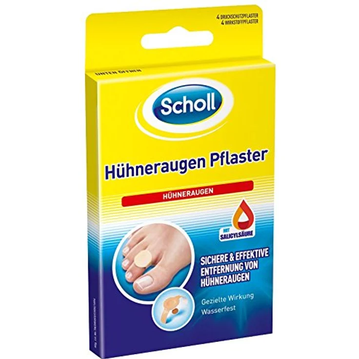 Scholl Hühneraugen Pflaster 4 St., Schmerz- und Drucklinderung – Bild 2