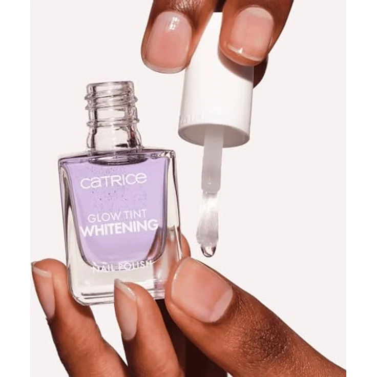 Catrice Glow Tint Whitening Nail Polish Nr. 020, Violett, aufhellend, einfach zu entfernen, vegan, 10.5ml – Bild 5