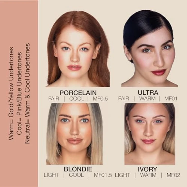 Bellapierre Cosmetics Mineral Foundation Powder, Double Cocoa, volles Deckung SPF 15, vegan und hypoallergen, 9 g – Bild 6