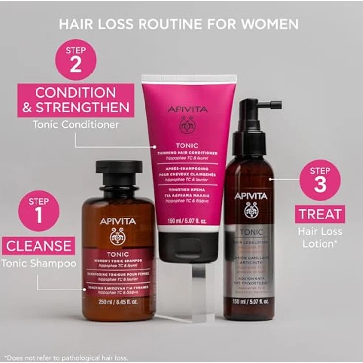 Apivita Tonic Thinning Hair Conditioner, Tönungs-Conditioner für feines und schütteres Haar, 150 ml – Bild 5