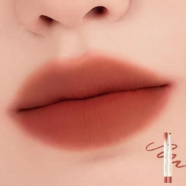 rom&nd Lippen-Mate-Stift (06 UNDER CHILI) | Lippenkonturenstift, wischfeste Textur, 13g, 0.46 oz – Bild 2