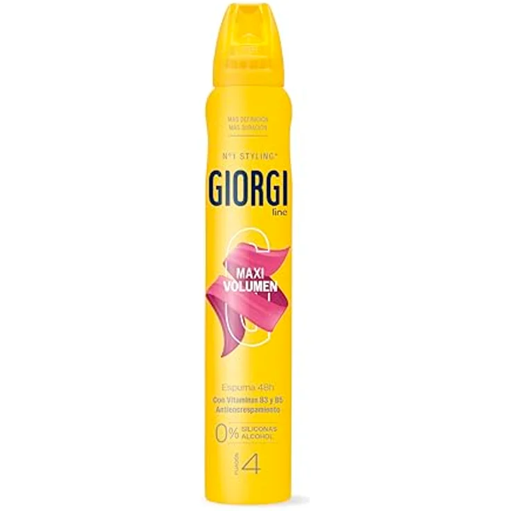 Giorgi Schaum Maxi Volumen 24h, Anti-Krauss, 0% Alkohol & Silikone, Halt 4, 250 ml – Bild 1