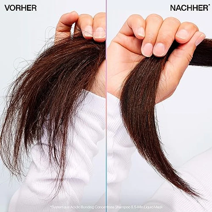Redken Haarmaske, Pflege-Allrounder mit Zitronensäure und Bonding Care Komplex, Stärkt das Haar und spendet Feuchtigkeit, Vegane Formel, Acidic Bonding Concentrate 5-Min Liquid Mask, 1 x 250 ml – Bild 3