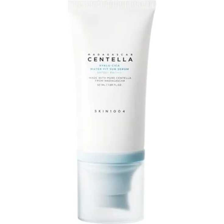 SKIN1004 Madagascar Centella Hyalu-cica Water-Fit Sun Serum - Koreanischer Blocker mit Centella und Hyaluronsäure, 50 ml, für Babys