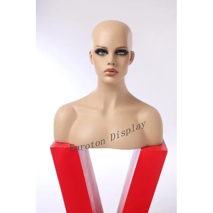 NEU Dekokopf Perückenkopf Schaufensterpuppe Mannequin weiblich FO frisierkopf
