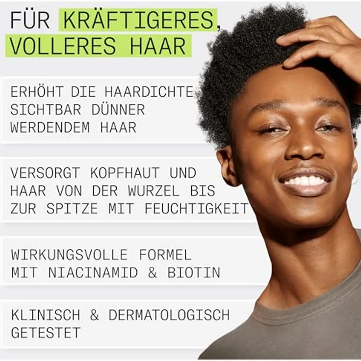 Nioxin Scalp + Hair System 2 Shampoo – Tiefenreinigungsshampoo für unbehandeltes, sichtbar dünner werdendes Haar – mit Biotin, Koffein & Niacinamid (300 ml) – Bild 4