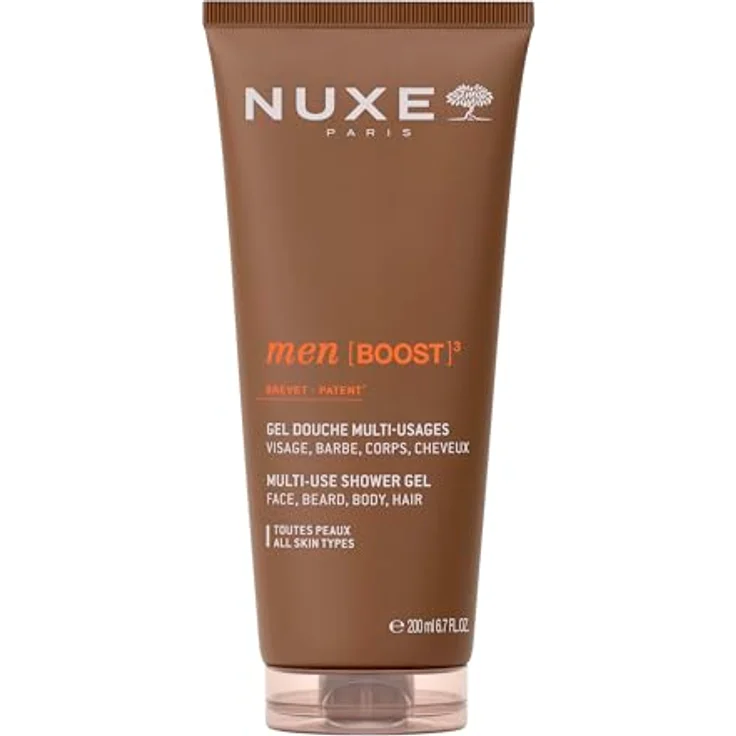 NUXE Multi-Use Shower Gel, Duschgel 200 ml für Herren, sulfatfreie Formel, holzig-würziger Duft – Bild 1