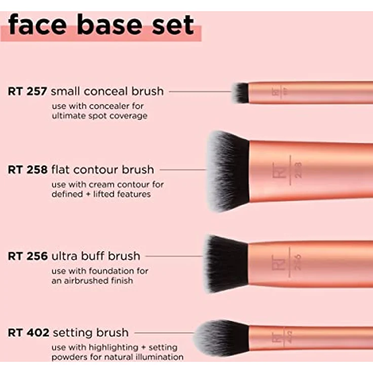 Real Techniques Flawless Base 2.0 Brush Set Pinselset – Bild 3