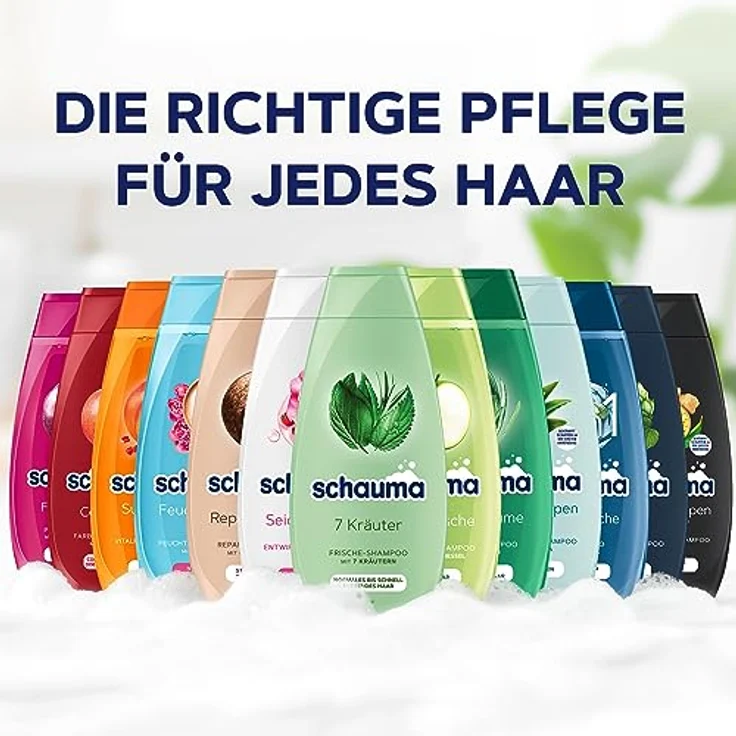 Schauma Koffein-Shampoo Hair Activator (400 ml), Haarshampoo fördert die Ausschüttung von Wachstumsfaktoren, Shampoo stärkt das Haar – Bild 5