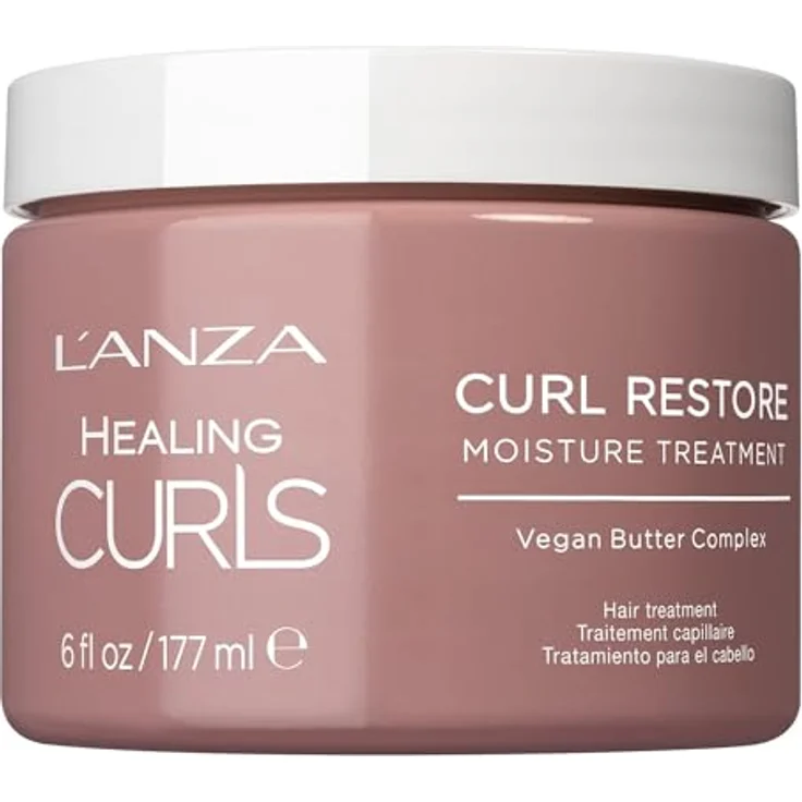 L'ANZA Feuchtigkeitsspendende Lockenkur - Leave-in Creme für mehr Feuchtigkeit, bändigt krauses Haar und schützt vor Hitze (177 ml) – Bild 1