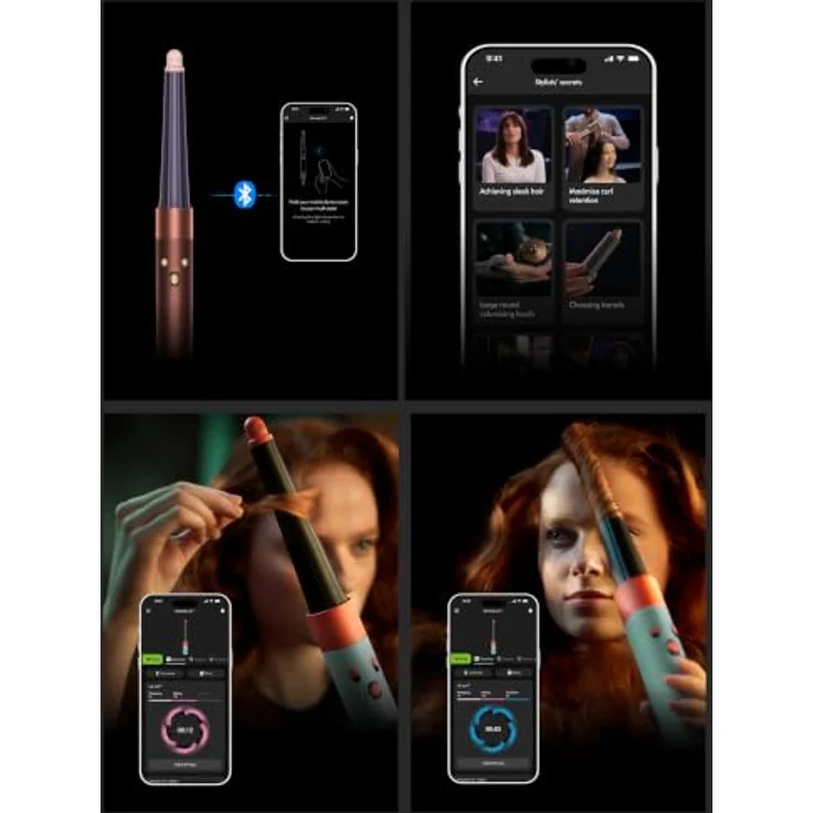 Dyson Airwrap i.d.™ Multi-Haarstyler und -trockner, Plum Copper, mit Coanda-Effekt und intelligentem Bluetooth®-Styling – Bild 6