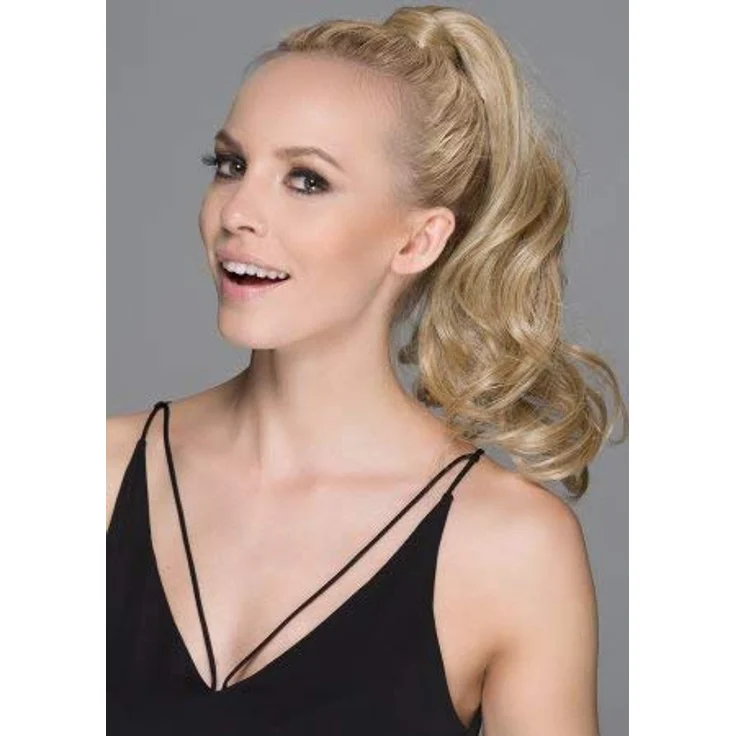 Ellen Wille Power Pieces Haarteil, gewellte Zopfverlängerung in Wine Natural Blonde, 35 cm Länge aus hochwertigem Synthetikhaar – Bild 1