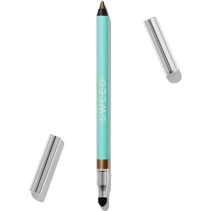 Sweed Satin Eyeliner Golden Beetle, bronzefarbener Metallic-Eyeliner mit langlebiger Formel, 1,2 g – Bild 1