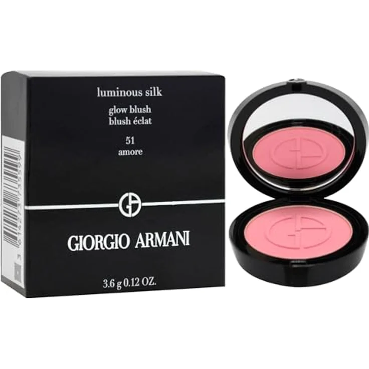 Armani Luminous Silk Glow Blush, Rouge für strahlende Haut, Farbton 51 Amore, 3.6 g – Bild 3