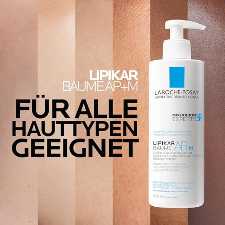 La Roche-Posay Balsam Lipikar Ap Baume Triple-Reparation 400 ml Tagespflege Inhalt: 400 ml, für Damen und Herren – Bild 5
