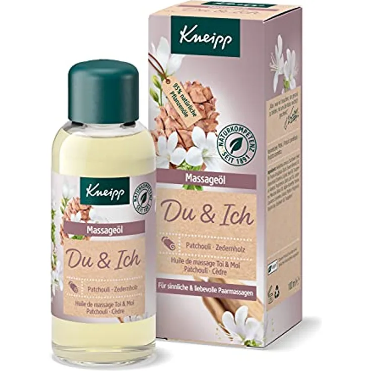 Kneipp Du & Ich Patchouli & Zedernholz Massageöl 100 ml
