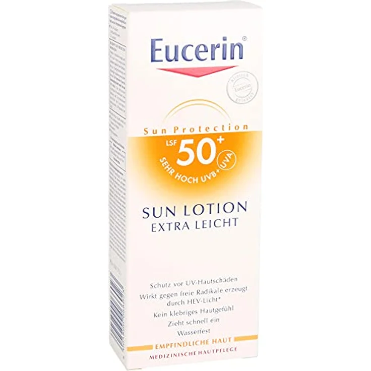 Eucerin Pflege Eucerin Pflege Sun Lotion Extra Leicht LSF 50 Sonnenlotion 150 ml – Bild 5