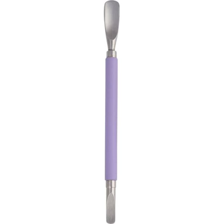 Tweezerman 2in1 Nagelhautschieber & Nagelhautentferner für Damen, doppelseitiges Design mit Soft-Touch-Griff