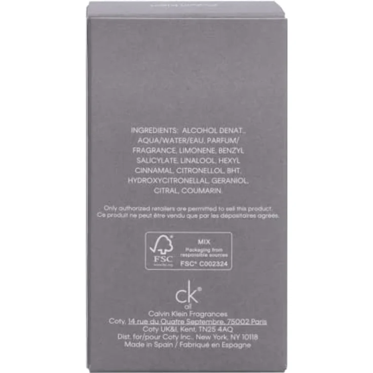 Calvin Klein CK All Eau de Toilette (EdT) Unisexduft 50 ml Duftfamilie: ambriert, weiß, balsamisch, zitrisch – Bild 5