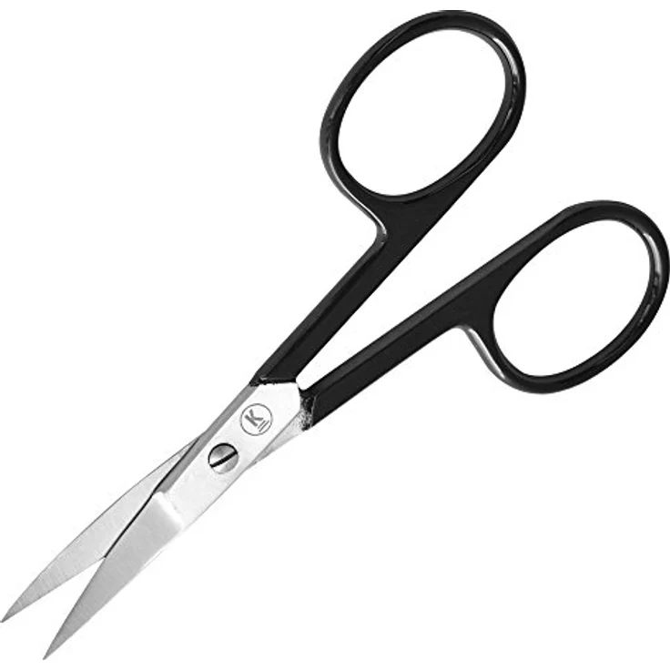 K-Pro Nagelschere Gebogen Spitz Scharf Edelstahl, rostfrei 1 Stück (Schwarz) – Bild 4
