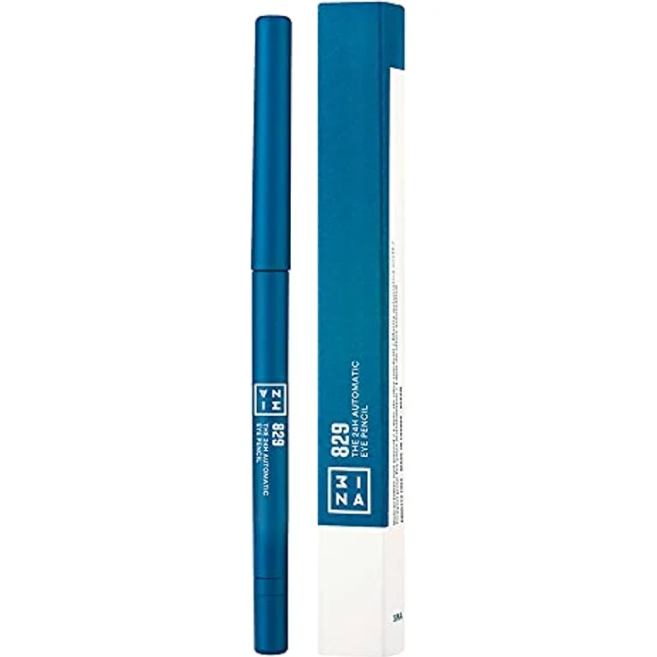 3INA The 24H Automatic Eye Pencil Eyeliner, wasserfester Kajalstift in Blau, 0,28 g – Bild 3