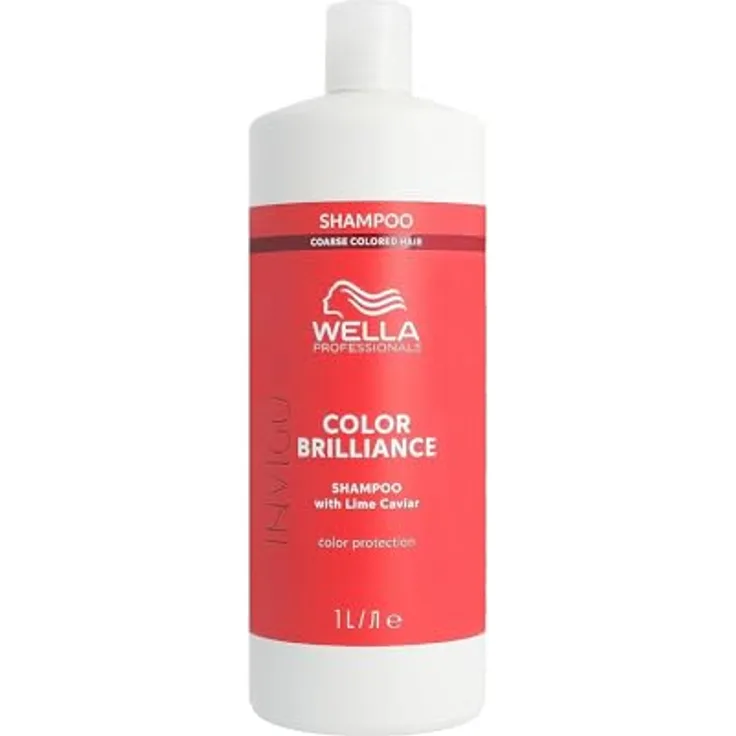 Wella Professionals Invigo Color Brilliance Conditioner fine – glättende Haarspülung mit Farbschutz für gefärbtes, dickes Haar – mit Vitamin E und Antioxidantien – 1 l