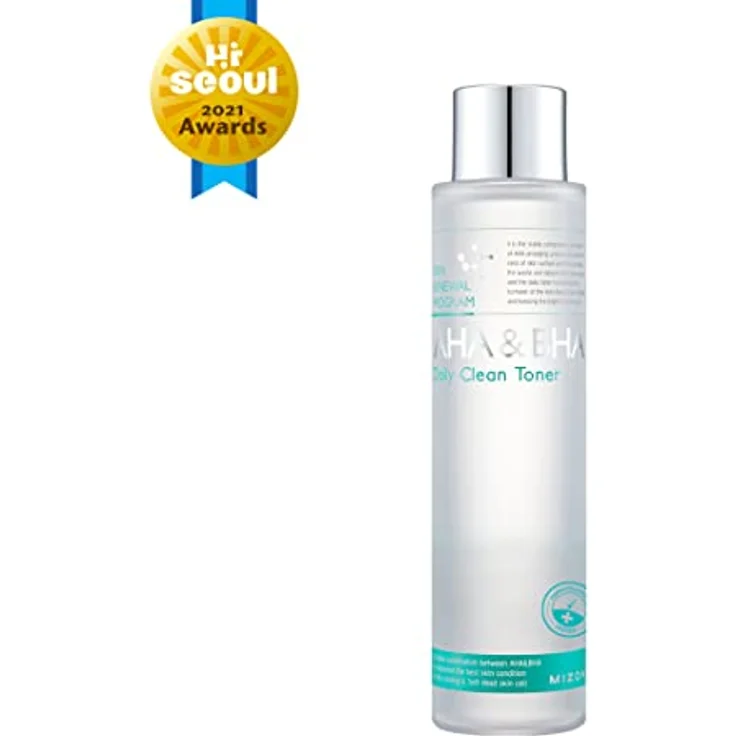MIZON AHA & BHA Daily Clean Toner, Gesichtswasser zur täglichen Hautreinigung, 150 ml – Bild 2