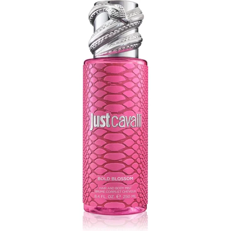 Roberto Cavalli Just Cavalli Bold Blossom, parfümiertes Bodyspray für Damen, 250 ml - blumiger und fruchtiger Duft