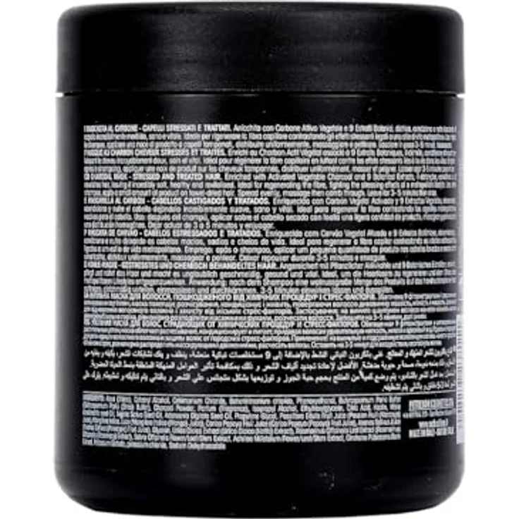 Echosline Karbon 9 Charcoal Vegan Organic Mask Carbon Based (1000ml) - Natürliche Haarkur für Energieboost – Bild 2