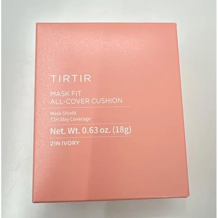 TIRTIR Mask Fit All Cover Cushion, mattierendes Make-up mit hoher Deckkraft, 21N Ivory, 18 g – Bild 8