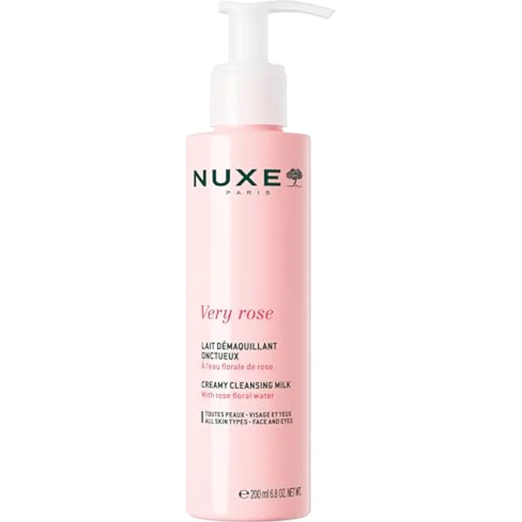 Nuxe Very Rose Creamy Cleansing Milk, Reinigungsmilch für sanfte Gesichtsreinigung, 200 ml – Bild 1