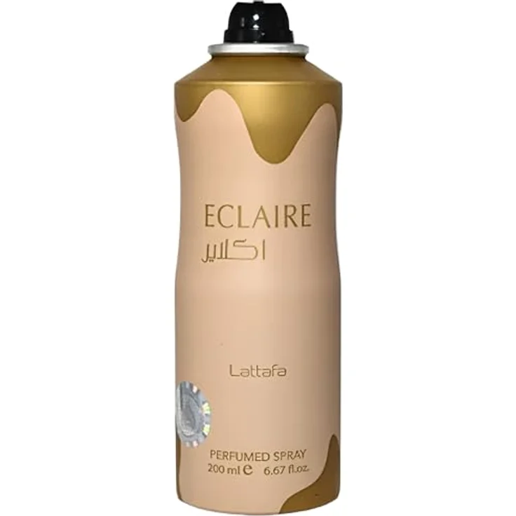 Lattafa Eclaire Unisex Body Spray, 200ml, süßer Gourmand-Duft mit Karamell und Vanille – Bild 3