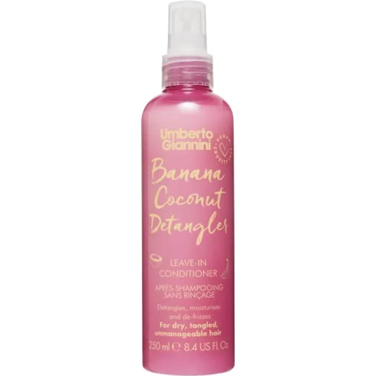Umberto Giannini Banana Butter Coconut Leave-In Conditioner, 250 ml, pflegendes Leave-in Spray mit Bananarama Bliss Duft – Bild 1