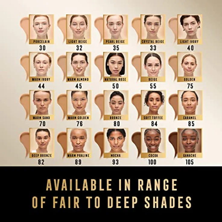Max Factor Miracle Pure Skin Improving Foundation, Fb. 82 Deep Bronze, hautverbesserndes Make-Up mit LSF 30, 30 ml – Bild 5