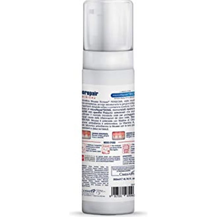 Biorepair Peribioma Mousse Mouthwash, 200 ml, Mundspülung für frischen Atem und gesundes Zahnfleisch, Unisex – Bild 3