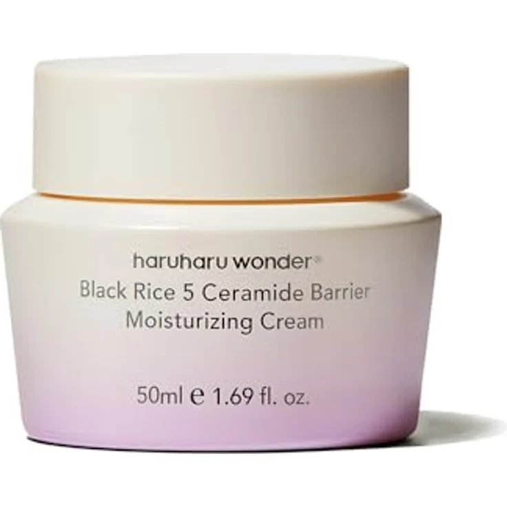 Haruharu Wonder Black Rice 5 Ceramide Barrier Moisturizing Cream, intensiv nährende Gesichtscreme zur Regeneration der Hautbarriere, 50 ml – Bild 1
