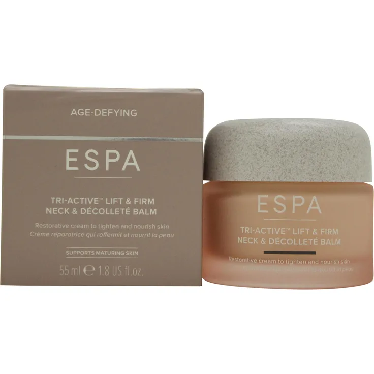 Espa Tri-Active Lift & Firm Gesichts-, Hals- und Dekolleté-Balsam, 55ml - Straffende und hydratisierende Gesichtscreme für jugendliches Aussehen