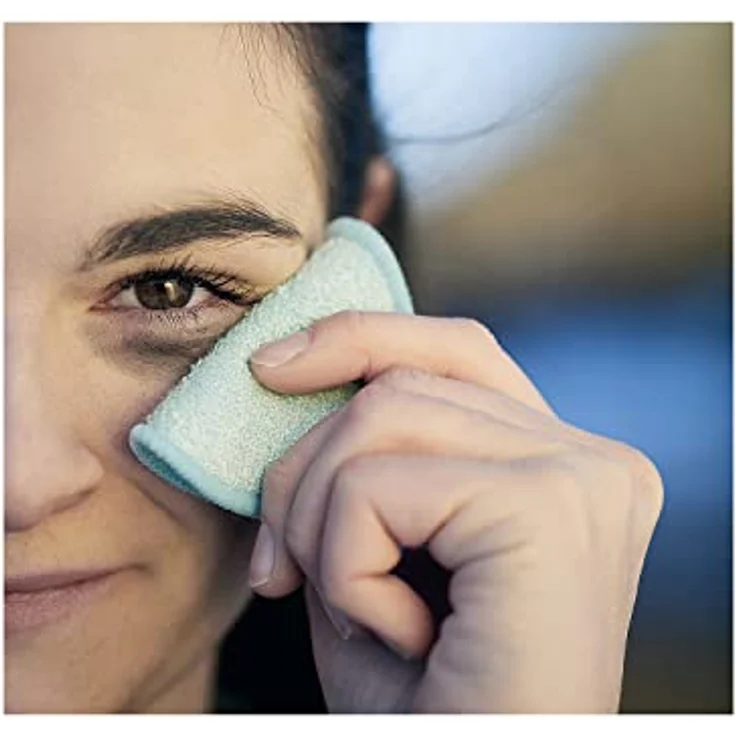 Pandoo 10 Wiederverwendbare Und Waschbare Abschminkpads Aus Bambus Und Baumwolle | Waschbar Make-Up Remover Less Waste | Extrem Weich Perfekt Für gesichtsreinigung Und Baby | Low Waste – Bild 6