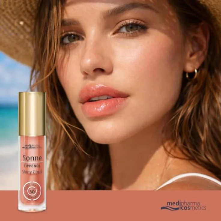 Dr. Theiss SONNE Lippenöl shiny coral, LSF 50, 4 ml – Bild 3