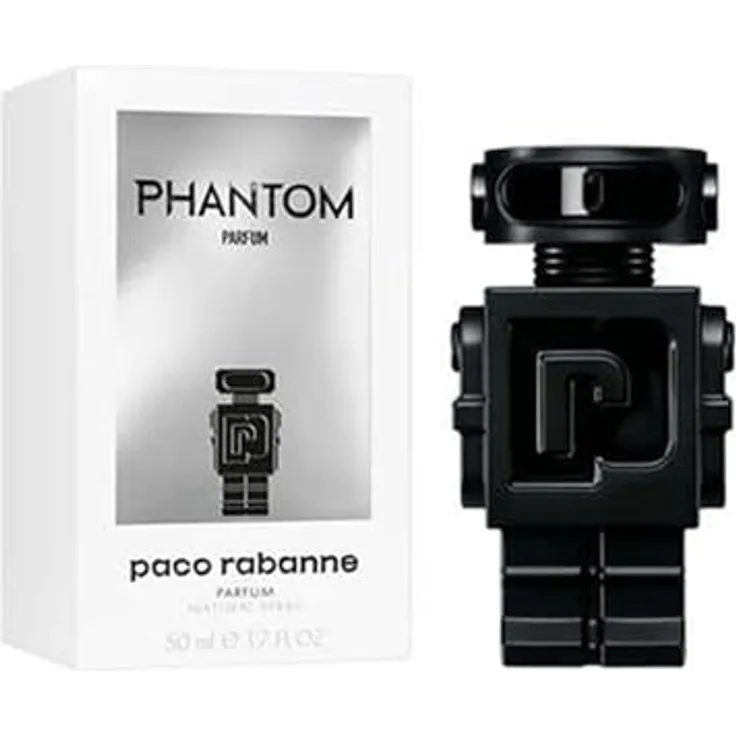 Paco Rabanne Phantom Parfum, Spray, Herrenduft - Mit Noten von Bergamotte, Zitrone und Rhubarb, 55 ml