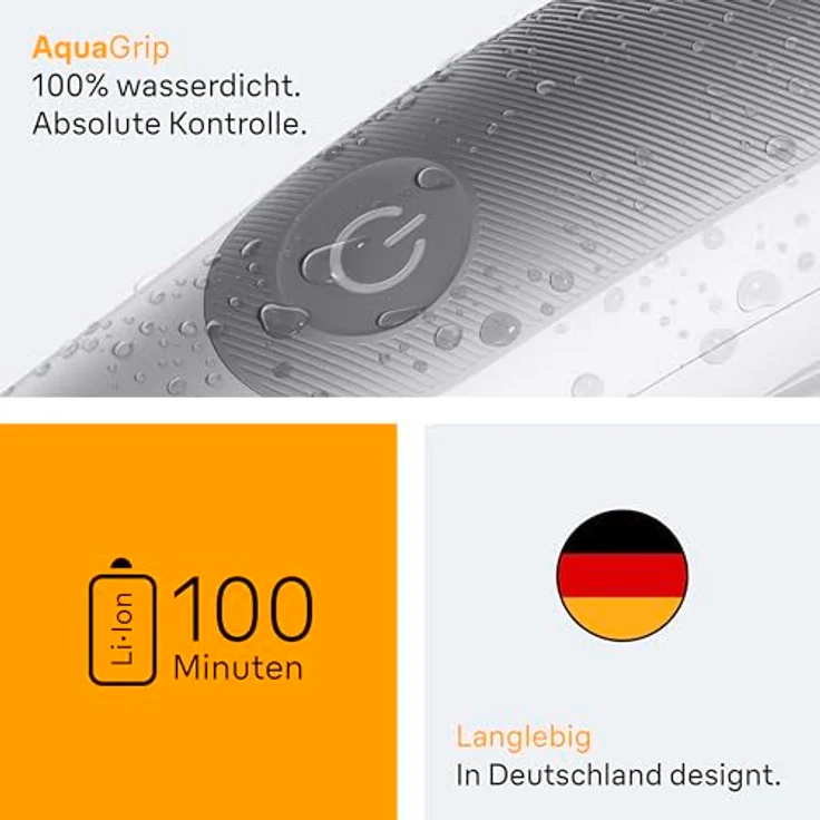 Braun Series 5 BG5500, Body Trimmer für Männer, Nass & Trocken, Akku, Grau, Weiß – Bild 6
