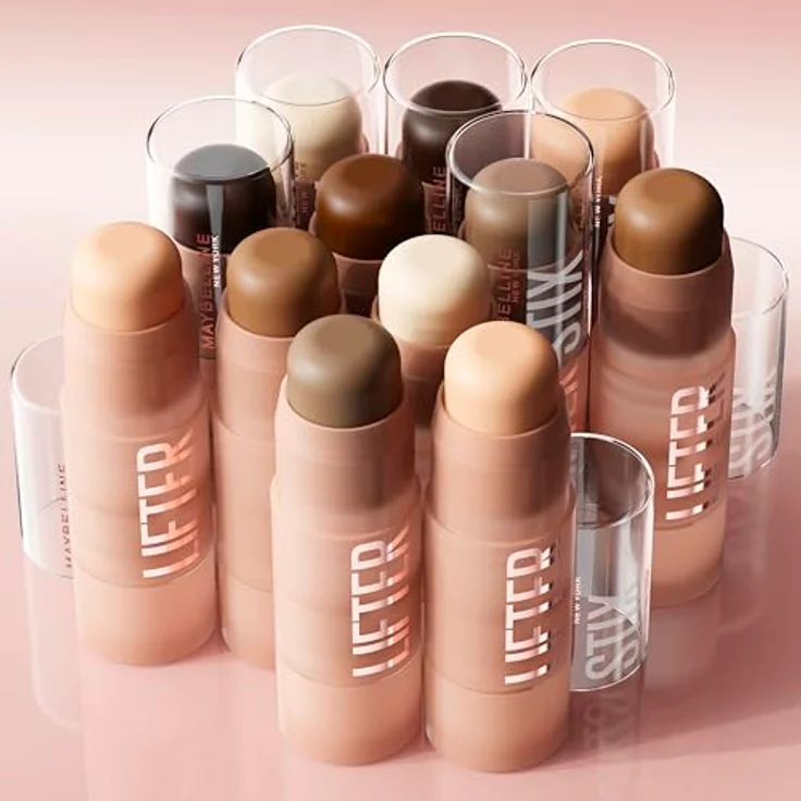 Maybelline Lifter Stix Foundation, vielseitiger Gesichtsstick für natürlichen Look, 6 g, verfügbar in 18 Farbtönen – Bild 9