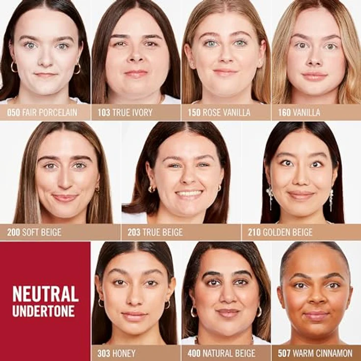 Rimmel London Lasting Finish 35h, stark feuchtigkeitsspendender und langanhaltender Make-up mit SPF20, Farbe 050 Fair Porcelain, 30 ml – Bild 6