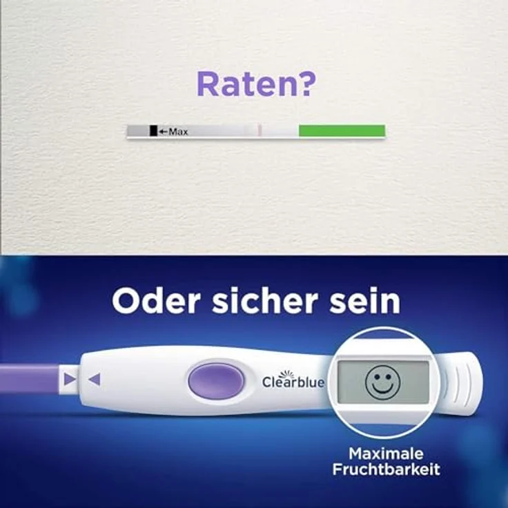 Clearblue Ovulationstest fortschrittlich & digital 10 Stück, schnell, unkompliziert und zuverlässig - Preisvergleich – Bild 5