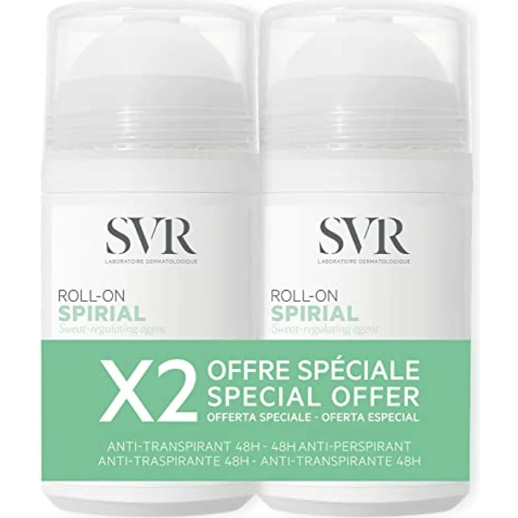 SVR Deodorant Spirial Duo Anti-Transpirant 48H Roll On 2 x 50 ml – Bild 2