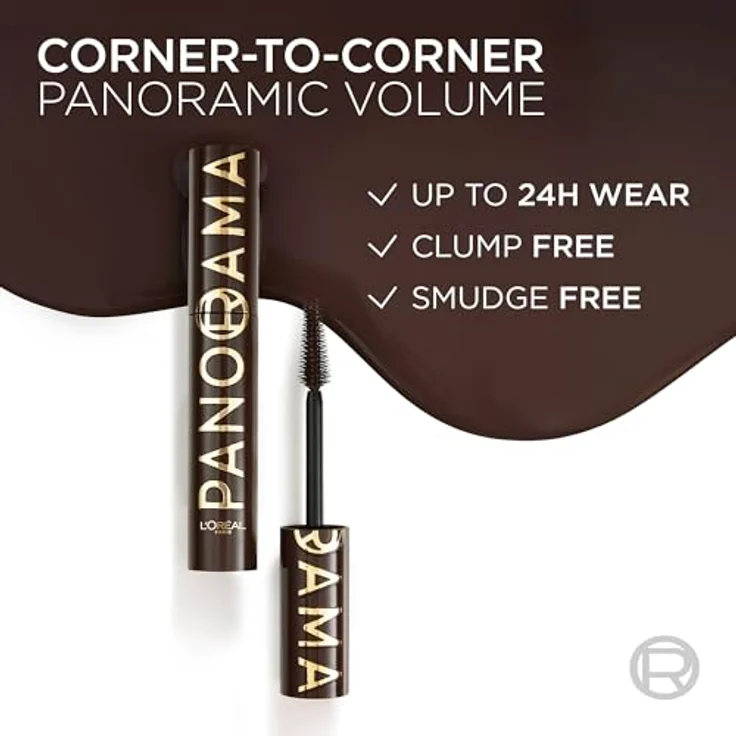 L’Oréal Paris Panorama Chromatics Volumen-Mascara, Farbton Brown, 10.5 ml – für dichte, verlängerte Wimpern ohne Verkleben – Bild 7