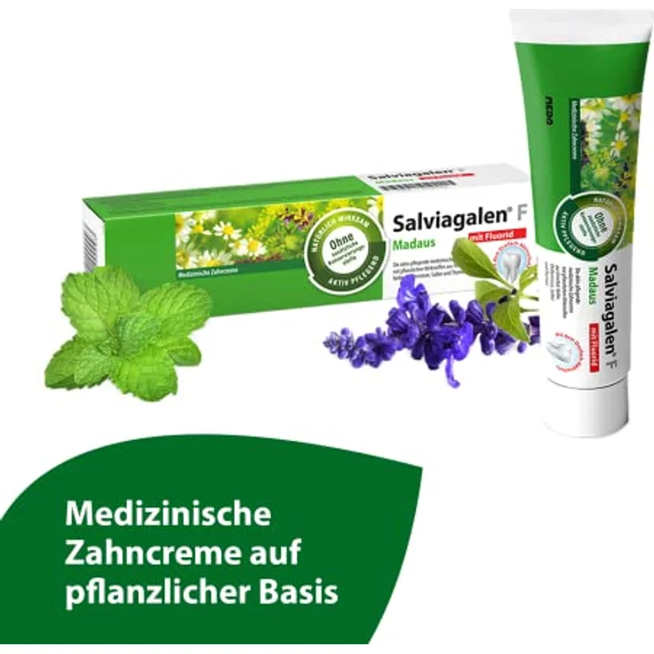 MEDA Pharma Salviagalen F Madaus, für ein strahlendes Lächeln 75 ml – Bild 2
