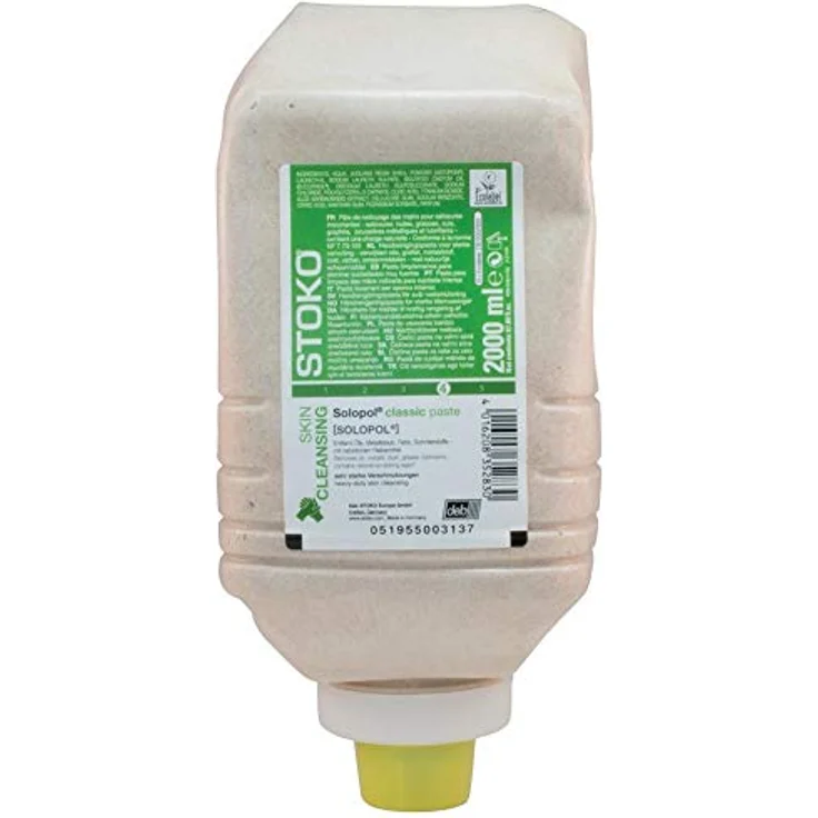 Stoko Solopol Handreiniger Paste, 2L, lösemittelfreie Formel mit Eucornol® für starke Verschmutzungen in industriellen Bereichen – Bild 1